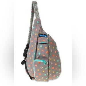 Kavu Women's Mini Rope Bag - Fun Foulard Print.